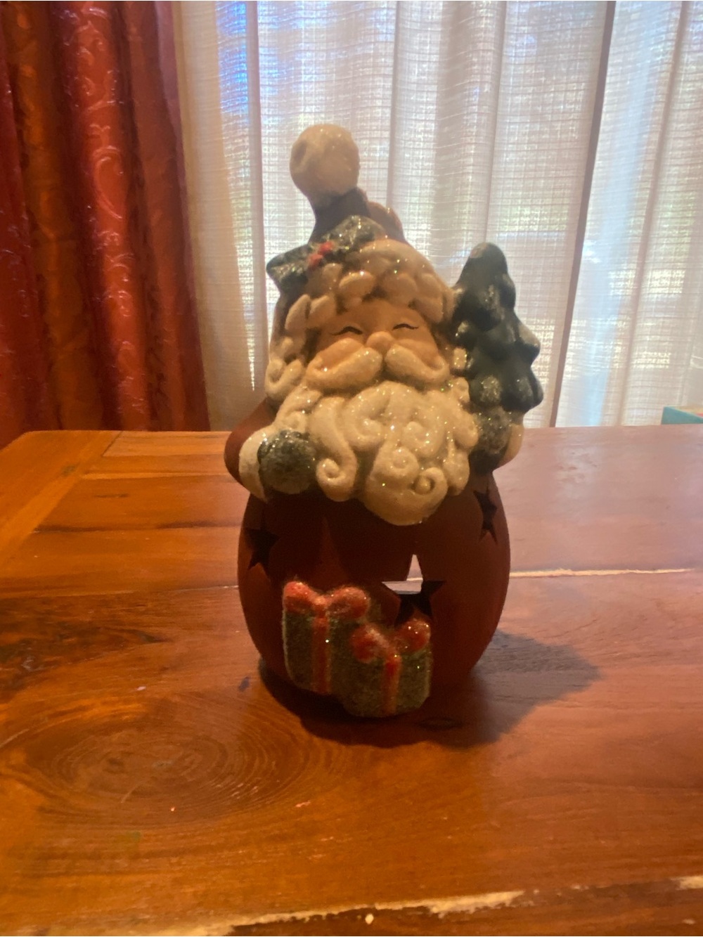 Santa Claus Figure Votive Holder